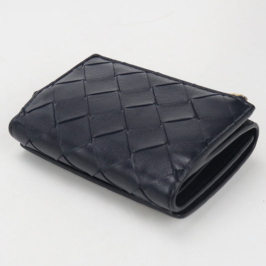 BOTTEGA VENETA INTRECCIATO Three fold wallet leather Women's