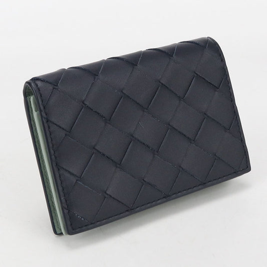 BOTTEGA VENETA Business Card Case INTRECCIATO name card holder Calfskin Men's