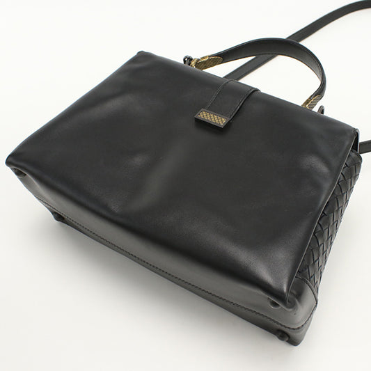 BOTTEGA VENETA 2WAY INTRECCIATO BO91146 Tote bag leather / 2WAY handbag Women