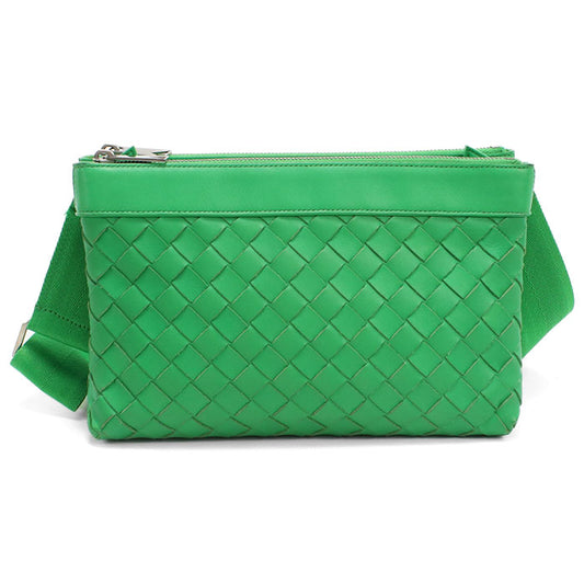 BOTTEGA VENETA INTRECCIATO Diagonal shoulder bag leather Men