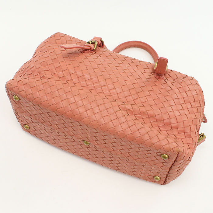 BOTTEGA VENETA INTRECCIATO 173398 V00A2 6810 Mini Boston leather Women