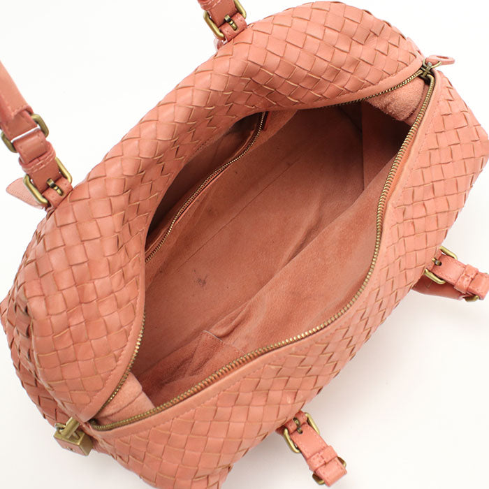 BOTTEGA VENETA INTRECCIATO 173398 V00A2 6810 Mini Boston leather Women