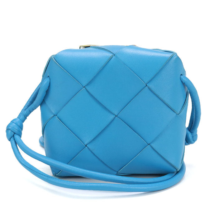 BOTTEGA VENETA mini cassette camera bag INTRECCIATO 701915 Diagonal shoulder bag lambskin Women