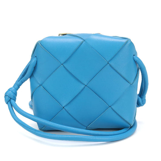 BOTTEGA VENETA mini cassette camera bag INTRECCIATO 701915 Diagonal shoulder bag lambskin Women