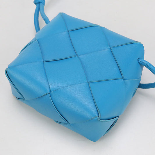 BOTTEGA VENETA mini cassette camera bag INTRECCIATO 701915 Diagonal shoulder bag lambskin Women