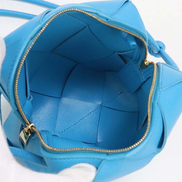 BOTTEGA VENETA mini cassette camera bag INTRECCIATO 701915 Diagonal shoulder bag lambskin Women