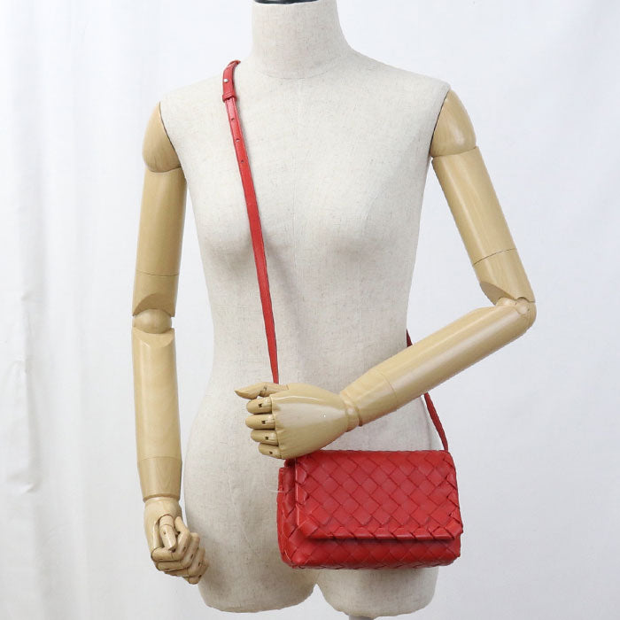BOTTEGA VENETA INTRECCIATO Diagonal shoulder bag leather Women