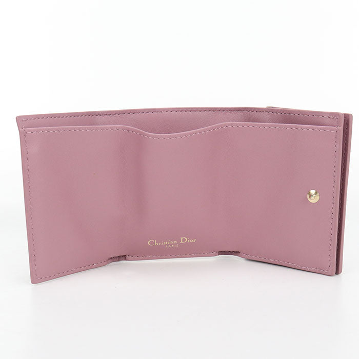 DIOR 30 Montaigne Tri-fold wallet leather Women