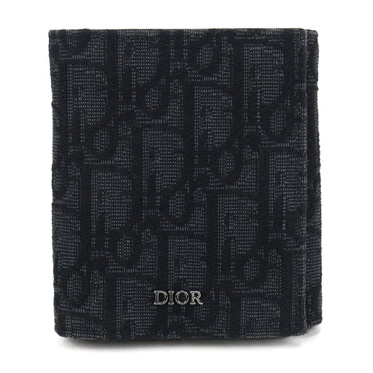 DIOR Oblique 2ESBH081YSE Tri-fold wallet / Jacquard Men