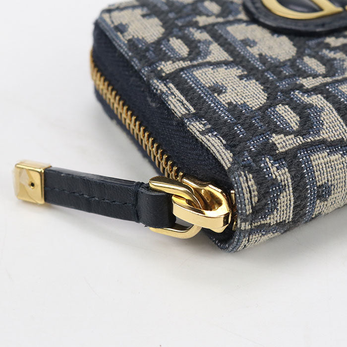 DIOR Coin case small 30 Montaigne S2155UTZQ_M928 Coin Pocket / Jacquard Women