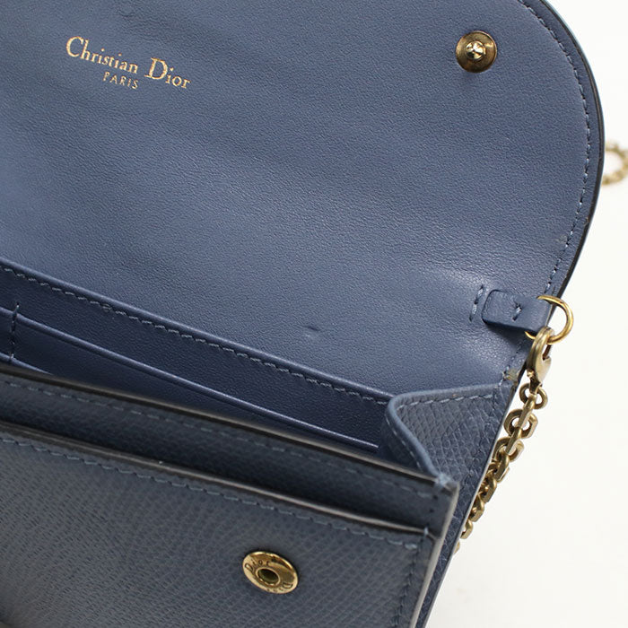 Dior saddle Chain wallet Calfskin Women