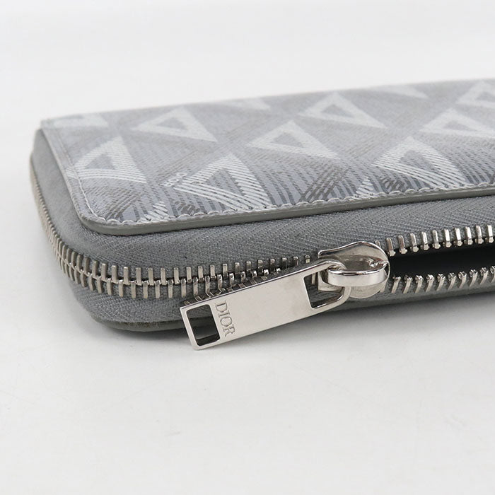 Dior Long zip wallet cd diamond PurseZip Around PVC Men's