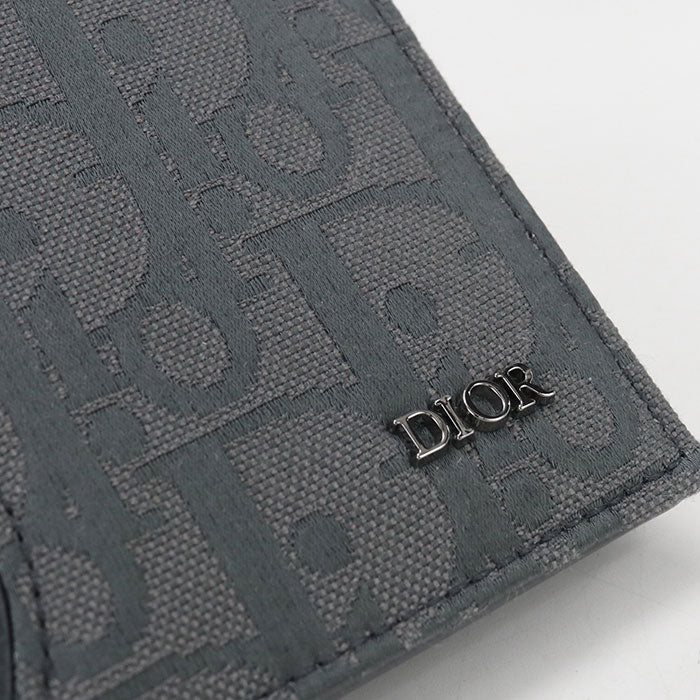 Dior saddle 2ADBC306 Bifold Wallet cotton Men's