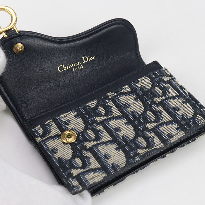 DIOR Bloom Card Holder saddle CD90101 name card holder / Bloom Card Holder Women