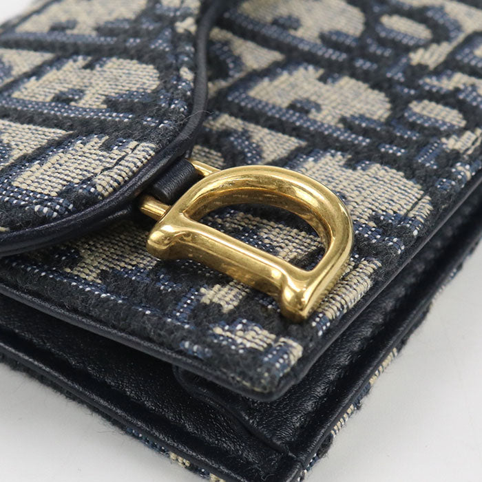 DIOR Bloom Card Holder saddle CD90101 name card holder / Bloom Card Holder Women