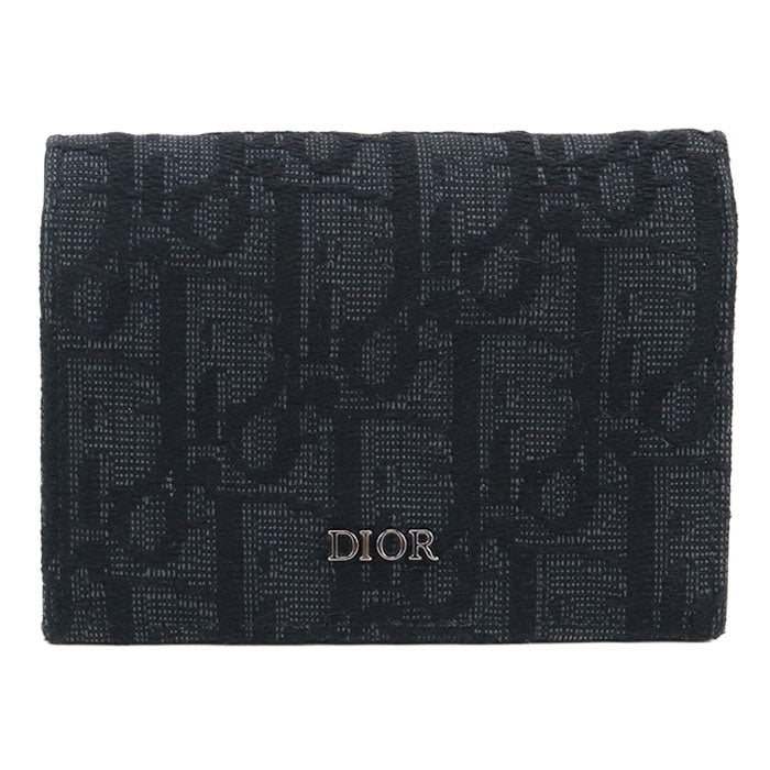 DIOR Business card holder DIOR Oblique CD90365 name card holder Jacquard / Business card holder Men