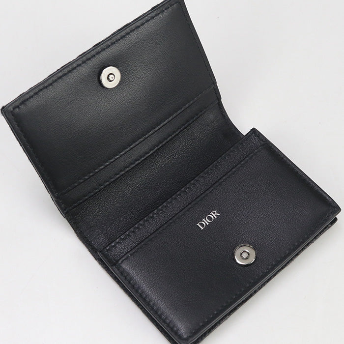 DIOR Business card holder DIOR Oblique CD90365 name card holder Jacquard / Business card holder Men