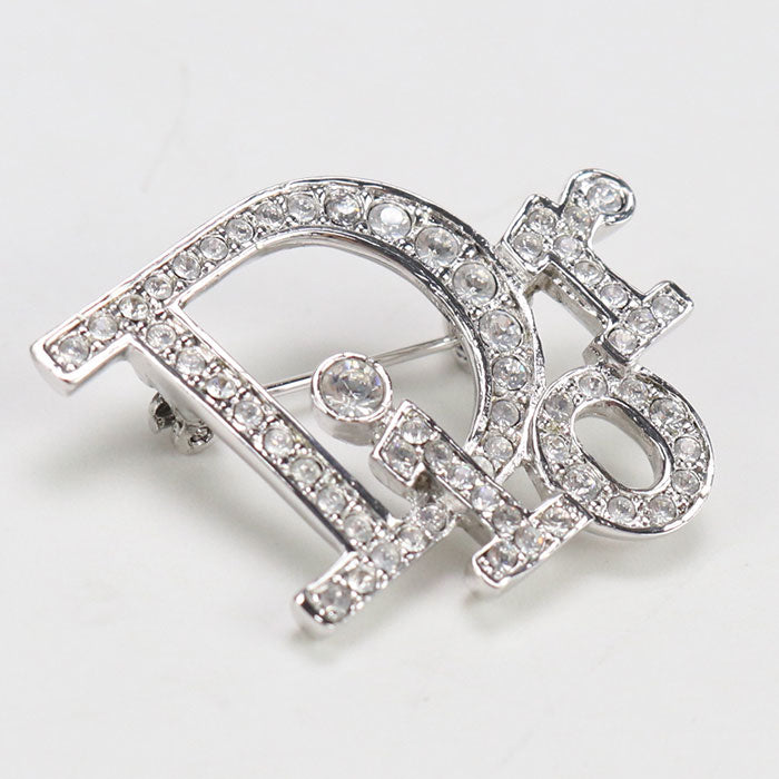 DIOR logo CD93172 Brooch Rhinestone / Rhinestone Logo Brooch Women