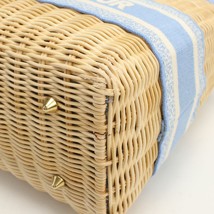 DIOR Lady DIOR Medium Handbag Wicker / Jacquard Women