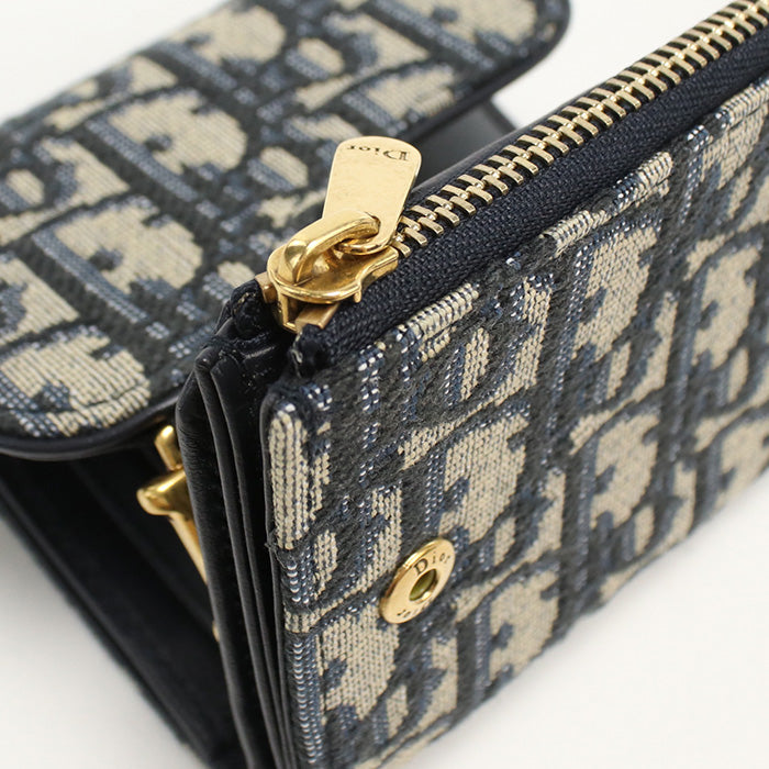 DIOR Lotus wallet saddle CD93988 Folded wallet / Lotus wallet Women