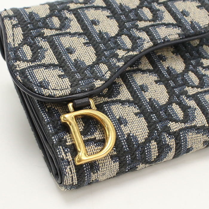 DIOR Lotus wallet saddle CD93988 Folded wallet / Lotus wallet Women