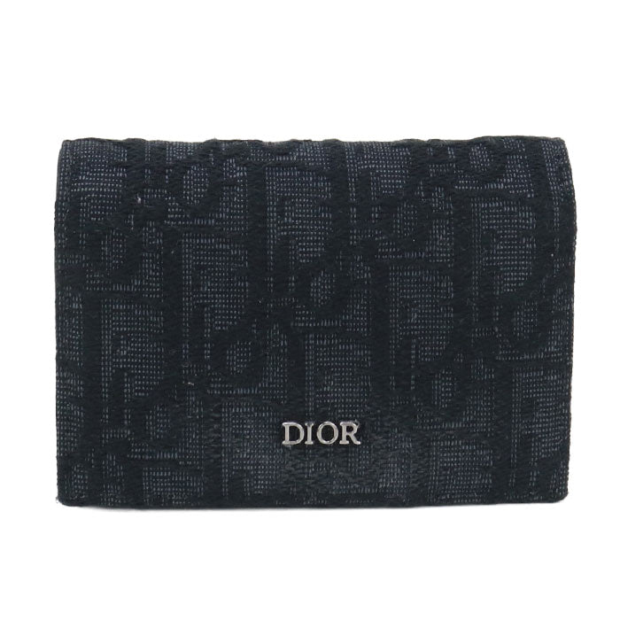 DIOR Business card holder DIOR Oblique 2ESCH178YSE H03E name card holder Jacquard Men