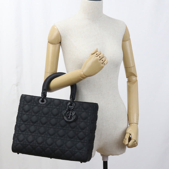 DIOR Large Lady DIOR Tote bag / ultra matte / Calfskin Women