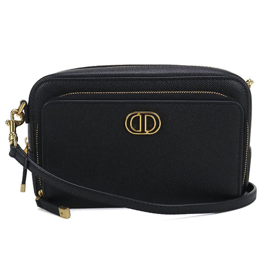 DIOR Diagonal shoulder bag leather Women