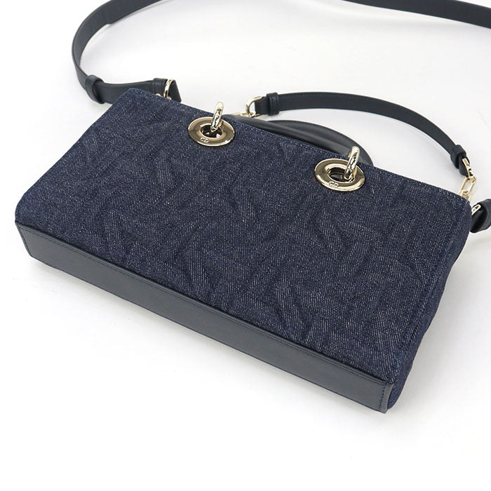 DIOR Medium 2WAY Lady D-Joy M0540 Handbag denim / Calfskin Women