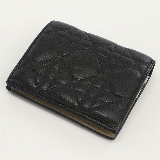 DIOR Bifold Wallet DIOR Caro Folded wallet leather Women