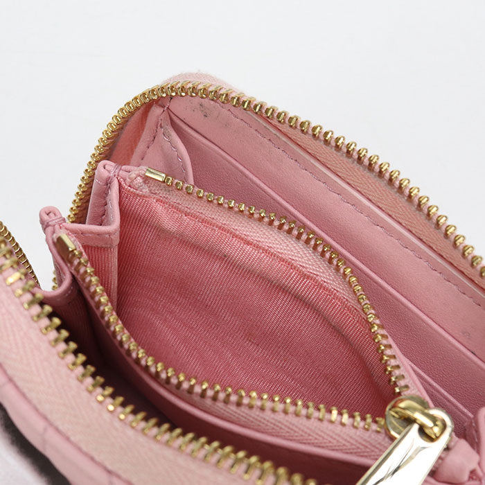 DIOR Zip coin case small Lady DIOR S0985 ONMJ Coin Pocket leather Women