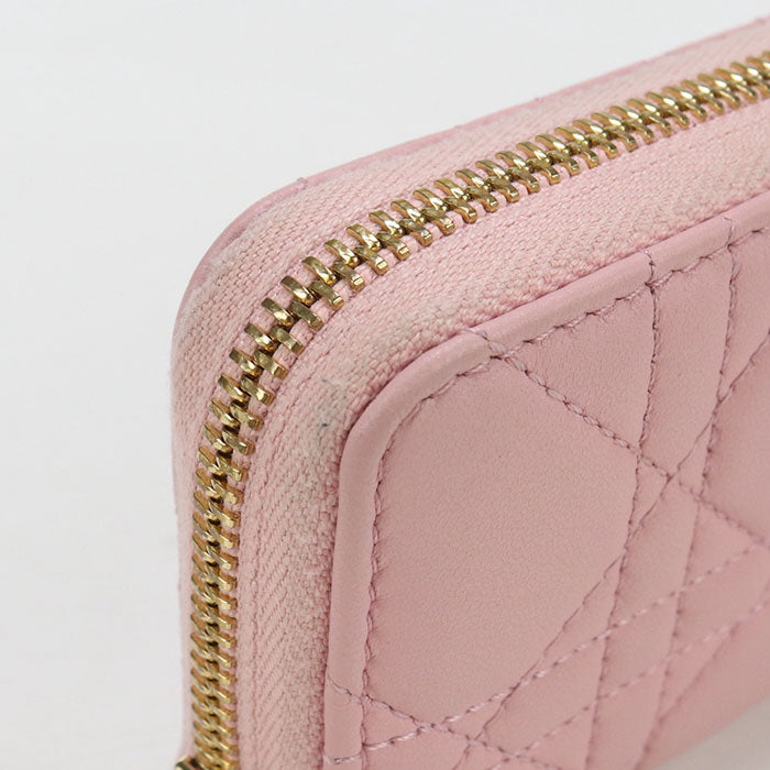DIOR Zip coin case small Lady DIOR S0985 ONMJ Coin Pocket leather Women