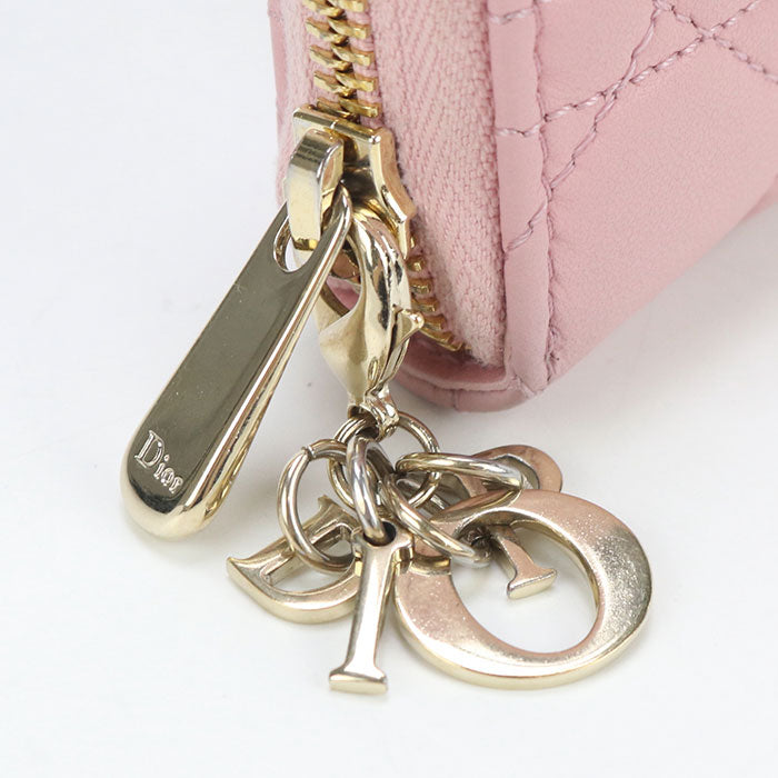 DIOR Zip coin case small Lady DIOR S0985 ONMJ Coin Pocket leather Women