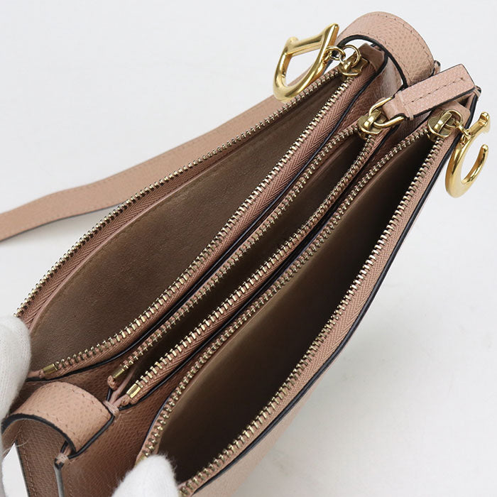 DIOR Trio Shoulder bag saddle Diagonal shoulder bag leather Women