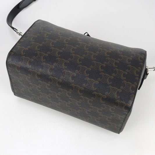 CELINE Triomphe canvas 120502FQM.38SI Mini Boston PVC Men