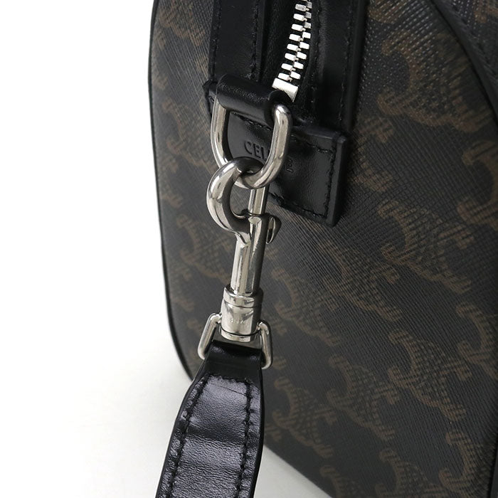 CELINE Triomphe canvas 120502FQM.38SI Mini Boston PVC Men