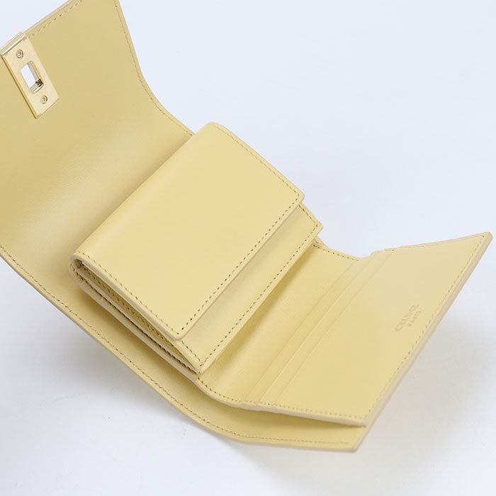 CELINE Small trifold wallet 16 (Saise) 10F52 3CQ7 Tri-fold wallet leather Women