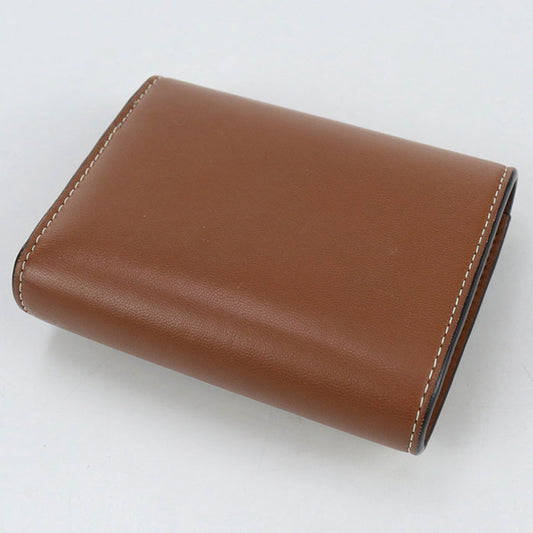 CELINE Small flap wallet Triomphe 10D783DPV Tri-fold wallet Calfskin Women