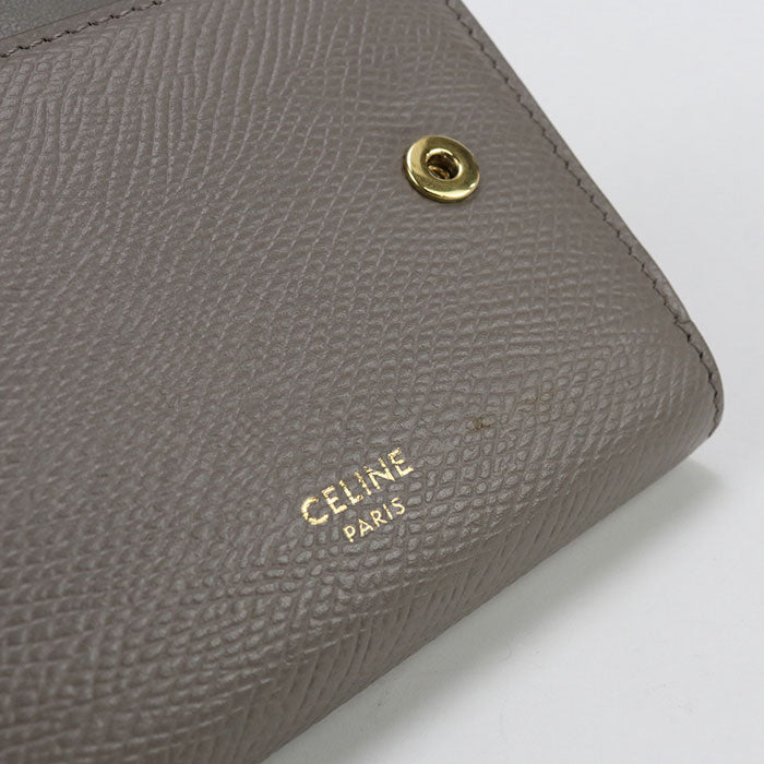 CELINE Trifold wallet 10B573GTH 38SI Tri-fold wallet Calfskin Women
