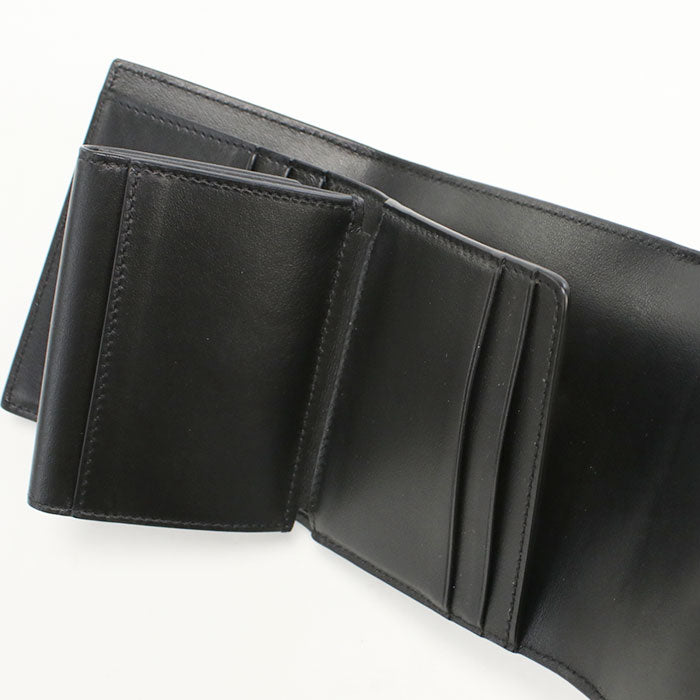 CELINE Small flap wallet Triomphe 10D783DPV.38NO Tri-fold wallet Calfskin Women
