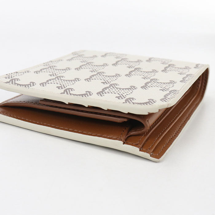 CELINE Bi-fold wallet Triomphe canvas 10C87 Folded wallet PVC Men