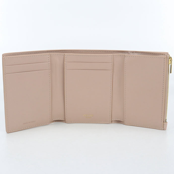 CELINE Fine Strap Wallet Nino Triomphe 10M963GHH.03SA Tri-fold wallet Calfskin Women's