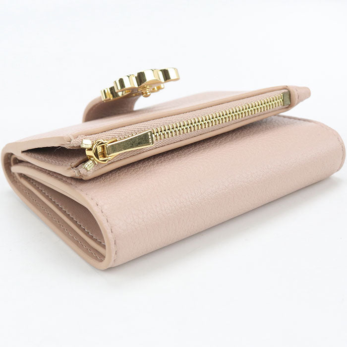 CELINE Fine Strap Wallet Nino Triomphe 10M963GHH.03SA Tri-fold wallet Calfskin Women's