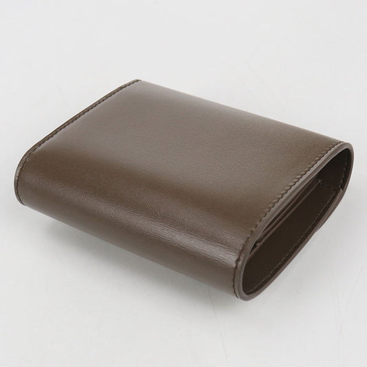 CELINE Small flap wallet Triomphe 10D783DPV Tri-fold wallet Calfskin Women's