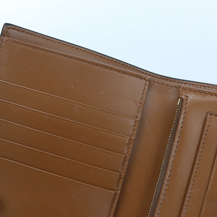 CELINE Medium strap wallet Nino 10M913GHH.04LU Bifold Wallet Calfskin Women's