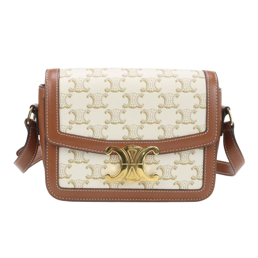 CELINE teen triomphe bag Triomphe canvas CE85933 Shoulder bag PVC / teen triomphe bag Women