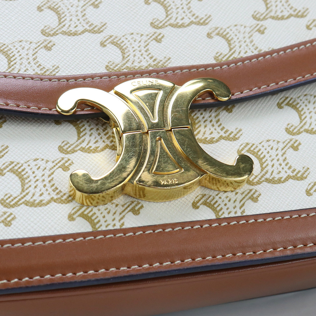 CELINE teen triomphe bag Triomphe canvas CE85933 Shoulder bag PVC / teen triomphe bag Women