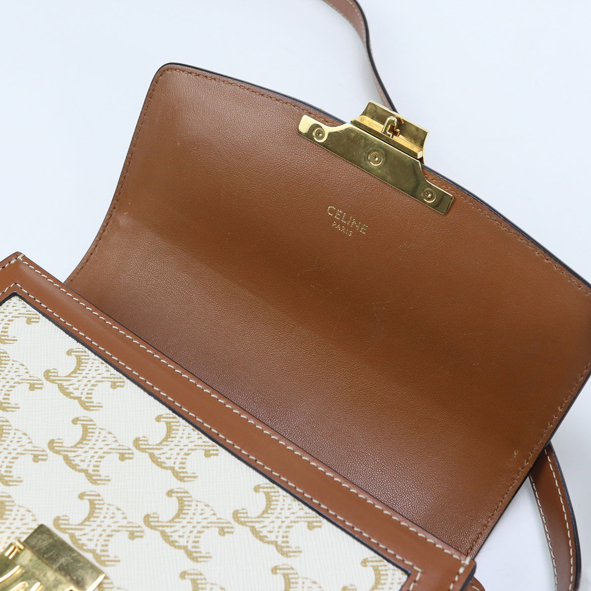 CELINE teen triomphe bag Triomphe canvas CE85933 Shoulder bag PVC / teen triomphe bag Women