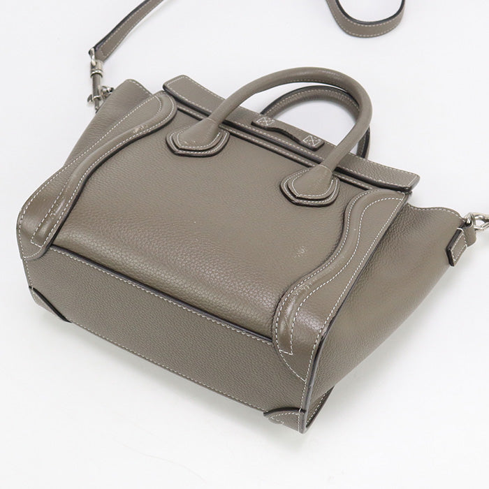 CELINE Luggage nano 18924 Handbag Calfskin Women