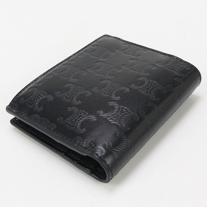 CELINE Compact wallet Triomphe CE93002 Folded wallet Calfskin / Compact wallet Women